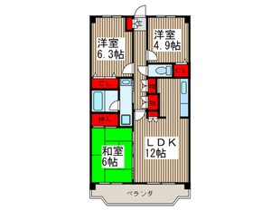 ハッピネス戸田の物件間取画像